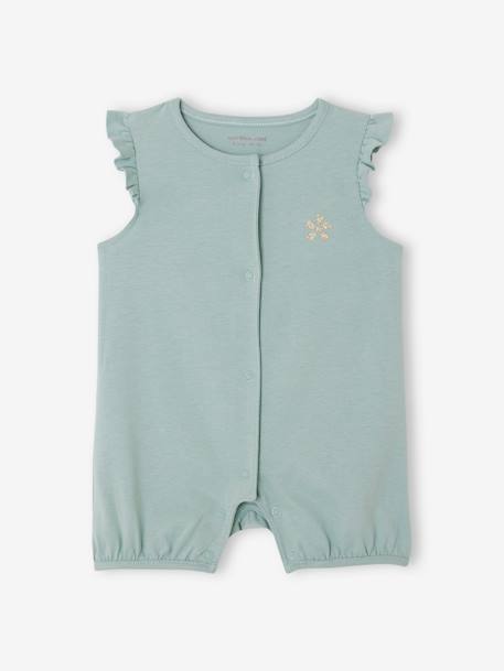 2er-Pack Baby Sommer-Overalls - mintgrün - 2