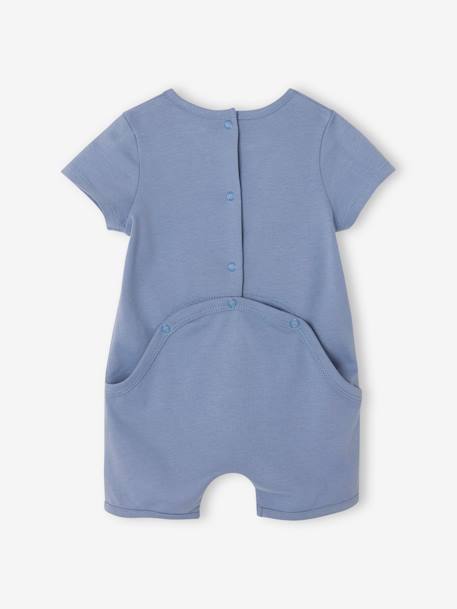 2er-Pack Baby Sommer-Overalls Oeko-Tex - blau chambray - 4