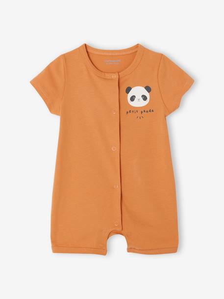 2er-Pack Baby Sommer-Overalls Oeko-Tex - orange - 2