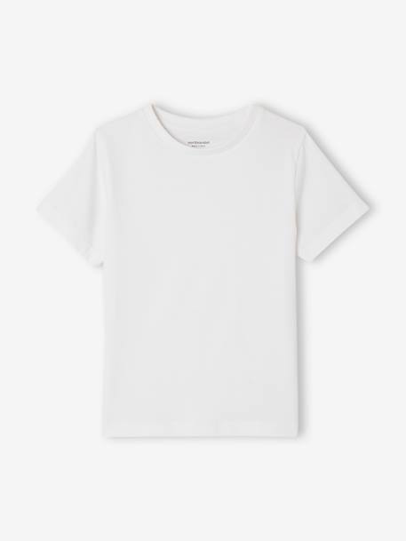 Jungen T-Shirt BASIC Oeko-Tex - weiß - 1