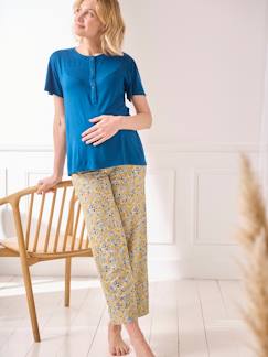 Umstandsmode-Stillmode-Schlafanzug für Schwangerschaft & Stillzeit