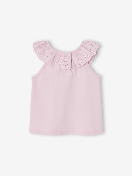 Mädchen Baby Volant-Top Oeko-Tex - lila - 4