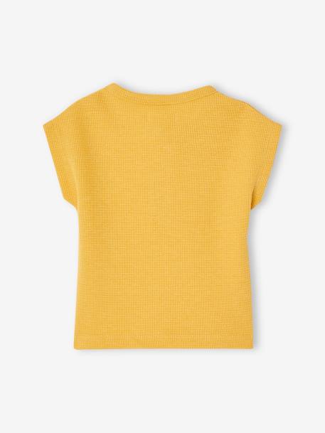 Baby T-Shirt mit Knopfleiste Oeko-Tex - gelb - 3