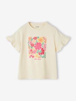 Maedchenkleidung-Shirts & Rollkragenpullover-Shirts-Mädchen T-Shirt mit Volantärmeln Oeko-Tex