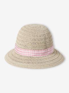 -Mädchen Baby Strohhut mit Hutband