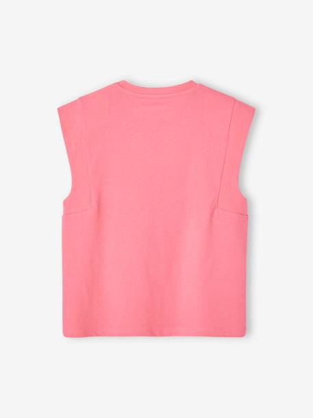 Mädchen T-Shirt, Paradiesvogel Oeko-Tex - bonbon rosa+wollweiß - 3