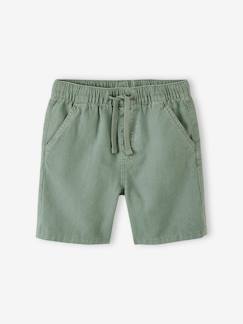 Jungenkleidung-Shorts & Bermudas-Jungen Shorts, Leinen-Mix