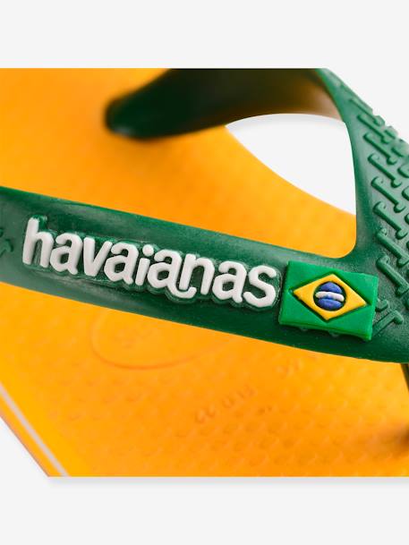 Baby Zehenpantoletten Brasil Logo II HAVAIANAS - gelb - 3