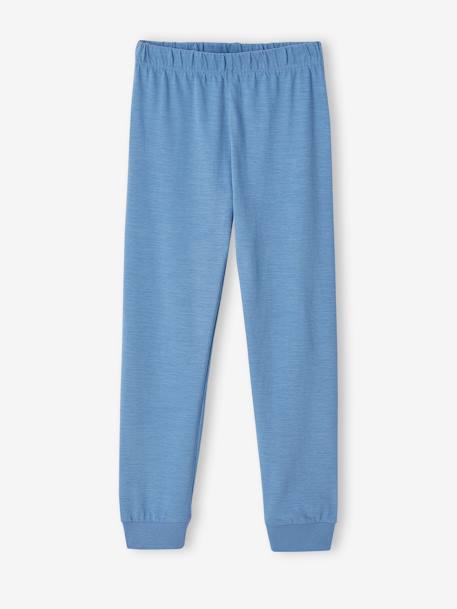 Jungen Schlafanzug aus Slub-Jersey Oeko-Tex - jeansblau - 3