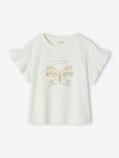 Mädchen T-Shirt mit Pailletten Oeko-Tex -  - [numero-image]