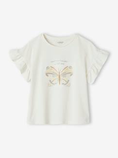 Maedchenkleidung-Mädchen T-Shirt mit Pailletten Oeko-Tex