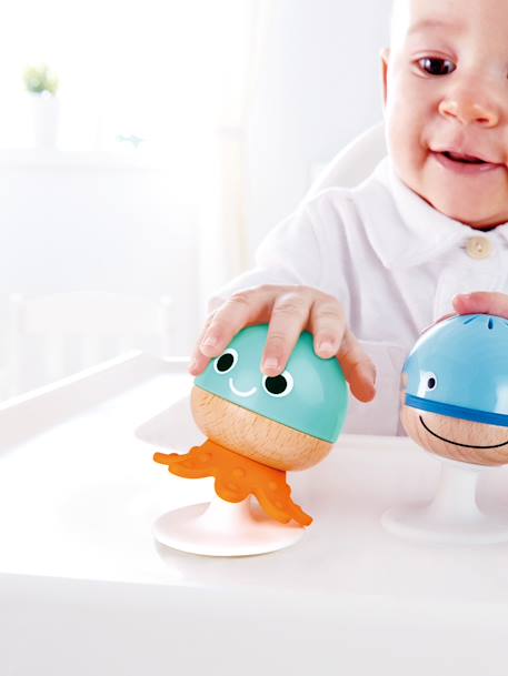 Mitwachsendes Baby Spielzeug-Set HAPE - natur/türkis/orange - 3