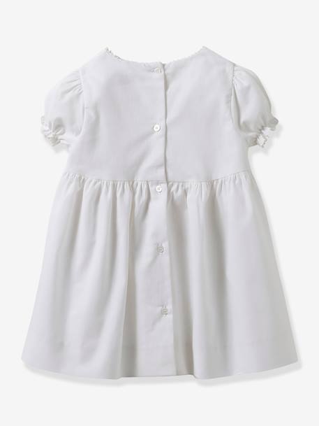 Mädchen Baby Festkleid CYRILLUS - weiß - 2