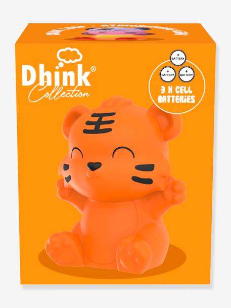 Kleines Kinderzimmer Tiger-Nachtlicht DHINK - orange - 3