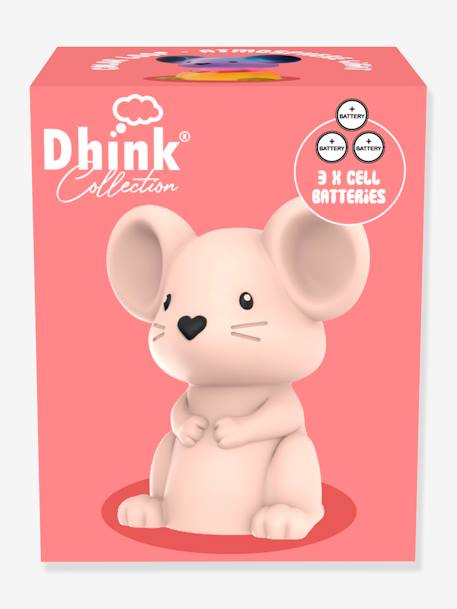 Kleines Kinderzimmer Ratten-Nachtlicht DHINK - rosa - 4