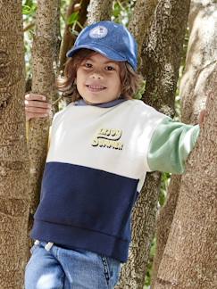 Jungenkleidung-Jungen Kapuzensweatjacke mit Recycling-Polyester