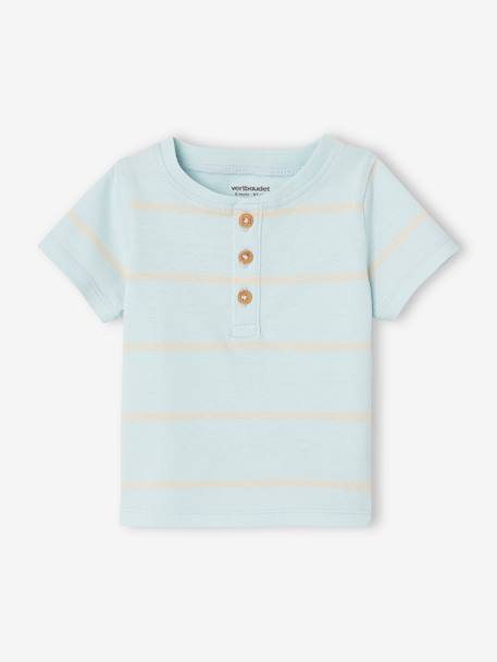 Baby-Set: T-Shirt & Shorts - himmelblau - 3