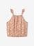 Mädchen Cropped-Bluse mit Volantträgern - rosa aprikose - 2