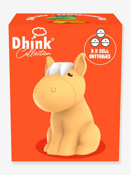 Kleines Kinderzimmer Pferde-Nachtlicht DHINK - orange - 3