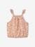 Mädchen Cropped-Bluse mit Volantträgern - rosa aprikose - 3