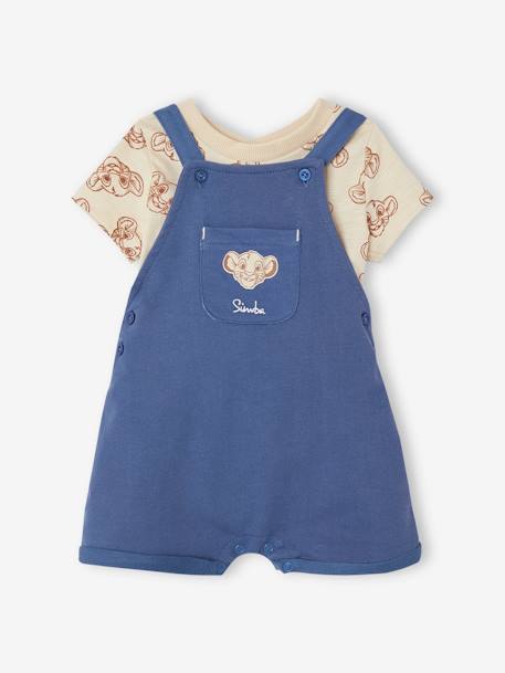 Baby Set: T-Shirt & Latzshorts Disney KÖNIG DER LÖWEN - indigo-blau - 1