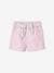 Mädchen Baby Paperbag-Shorts mit Gürtel - lila - 2
