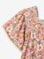 Mädchen Kleid mit Schmetterlingsärmeln Oeko-Tex - rosa aprikose - 3