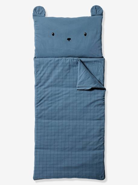 Kinder Schlafsack TEDDY mit Recycling-Materialien Oeko-Tex - blau - 2