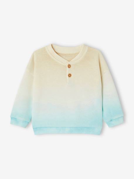 Baby Sweatshirt mit Recycling-Polyester - himmelblau - 3