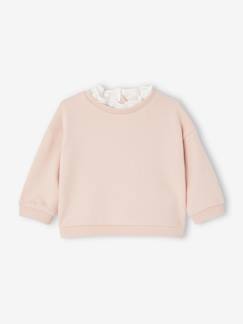 Babymode-Pullover, Strickjacken & Sweatshirts-Sweatshirts-Mädchen Baby Sweatshirt mit Kragen