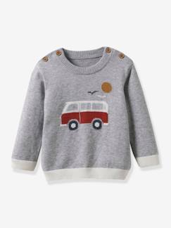 Babymode-Pullover, Strickjacken & Sweatshirts-Strickjacken-Baby Pullover CYRILLUS, Bio-Baumwolle