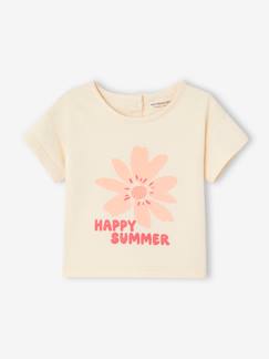 Babymode-Shirts & Rollkragenpullover-Shirts-Baby T-Shirt HAPPY SUMMER Oeko-Tex
