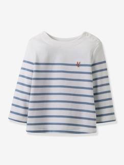Babymode-Shirts & Rollkragenpullover-Shirts-Baby Ringelshirt CYRILLUS, Bio-Baumwolle