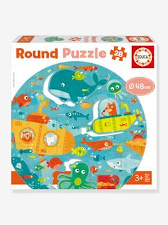 Spielzeug-Rundes Kinder Puzzle UNTER WASSER EDUCA, 28 Teile