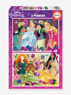 2er-Set Kinder Puzzles Disney Prinzessinnen EDUCA, je 48 Teile -  - [numero-image]
