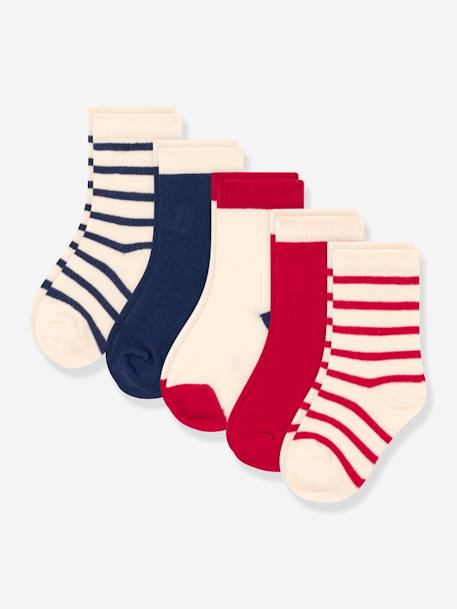 5er-Pack Kinder Socken PETIT BATEAU - mehrfarbig - 1