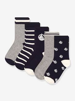 Jungenkleidung-Unterwäsche & Socken-5er-Pack Jungen Socken PETIT BATEAU