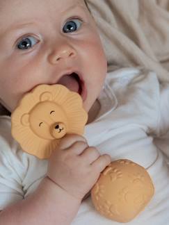 Spielzeug-Baby-Tasten & Greifen-Baby Rassel mit Zahnungshilfe NATRUBA, Naturkautschuk