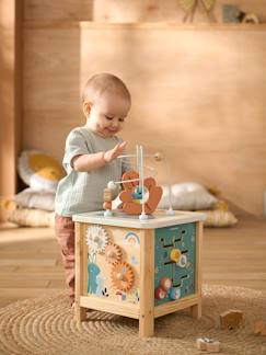 Spielzeug-Baby-Großer Activity-Würfel, Motorikwürfel FSC®