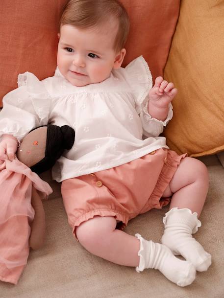 Mädchen Baby-Set: Shorts & Socken - rosa - 1