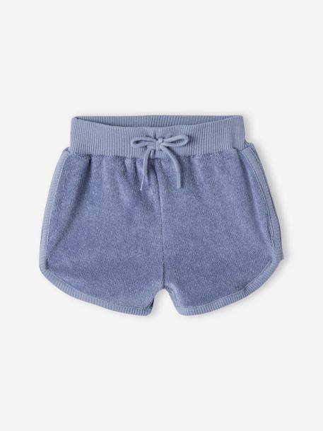 4er-Pack Baby Shorts aus Frottee Oeko-Tex - blau chambray - 5
