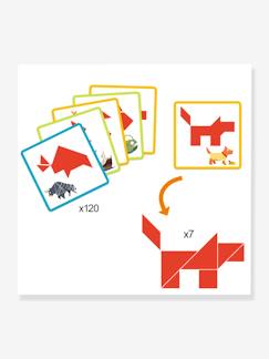 Spielzeug-Lernspielzeug-Formen, Farben & Kombinieren-Kinder Tangram-Spiel Sologic DJECO