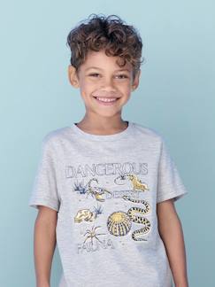 Jungenkleidung-Jungen T-Shirt mit Recycling-Baumwolle