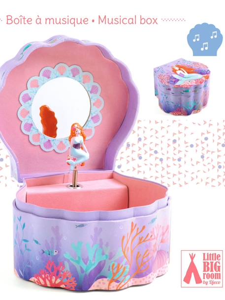 Kinder Spieldose Zauberhafte Meerjungfrau DJECO - mehrfarbig - 2