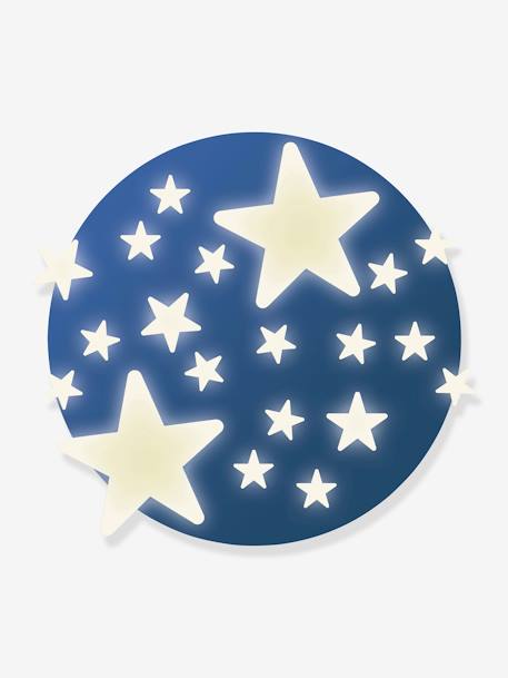 Nachtleuchtende Kinderzimmer Sticker Sterne DJECO - transparent - 1