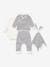 Baby-Set: Streifen-Outfit für Neugeborene & Stoffhase PETIT BATEAU - marine - 1