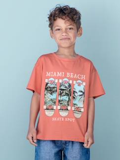 Jungenkleidung-Jungen T-Shirt mit Fotoprint, Recycling-Baumwolle