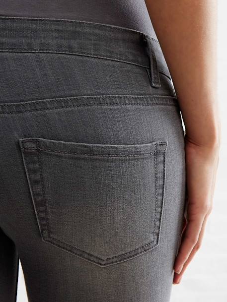 Umstands Slim-Fit-Jeans, Schrittl. 78 cm - grau - 6
