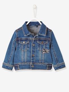 Babymode-Mäntel, Jacken, Overalls & Ausfahrsäcke-Jacken-Jeansjacke für Baby Jungen, Union-Jack