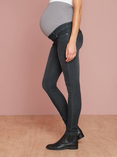 Umstands Slim-Fit-Jeans, Schrittl. 78 cm - grau - 4